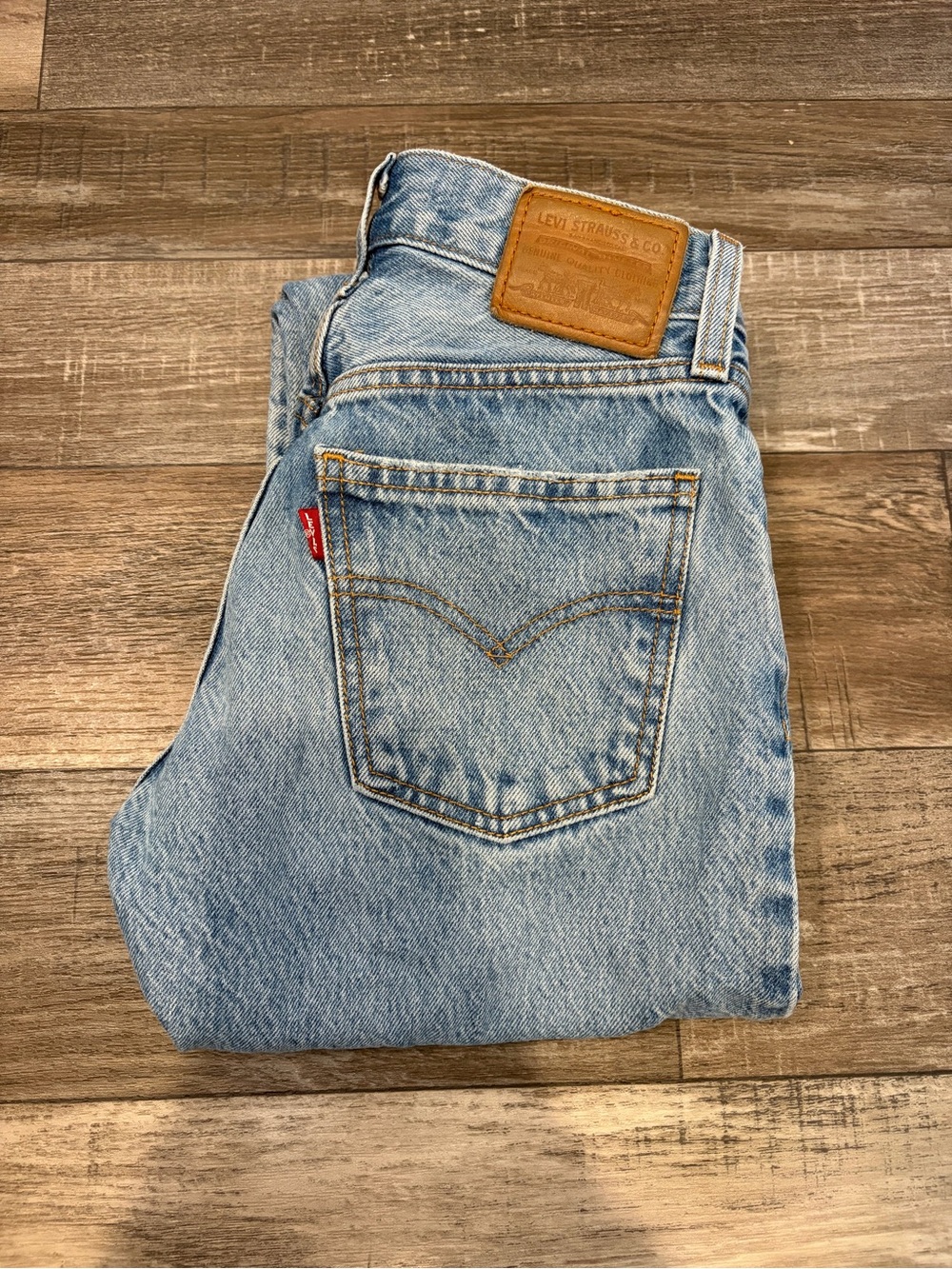 Levi's Light Blue Midday Straight Jeans